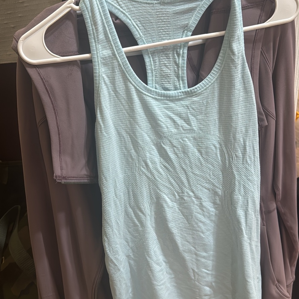 Lululemon Athletica Light Blue Tank Top